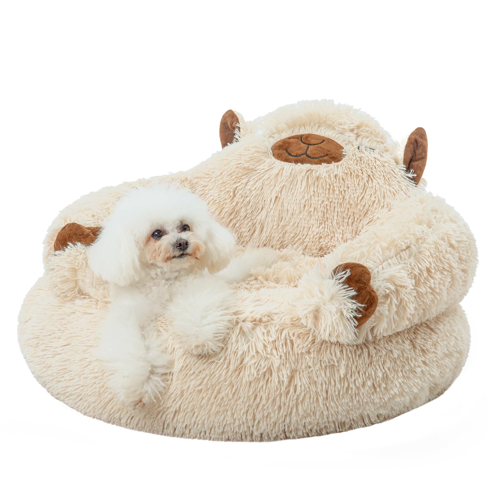 Cute Cozy Donut Dog Beds